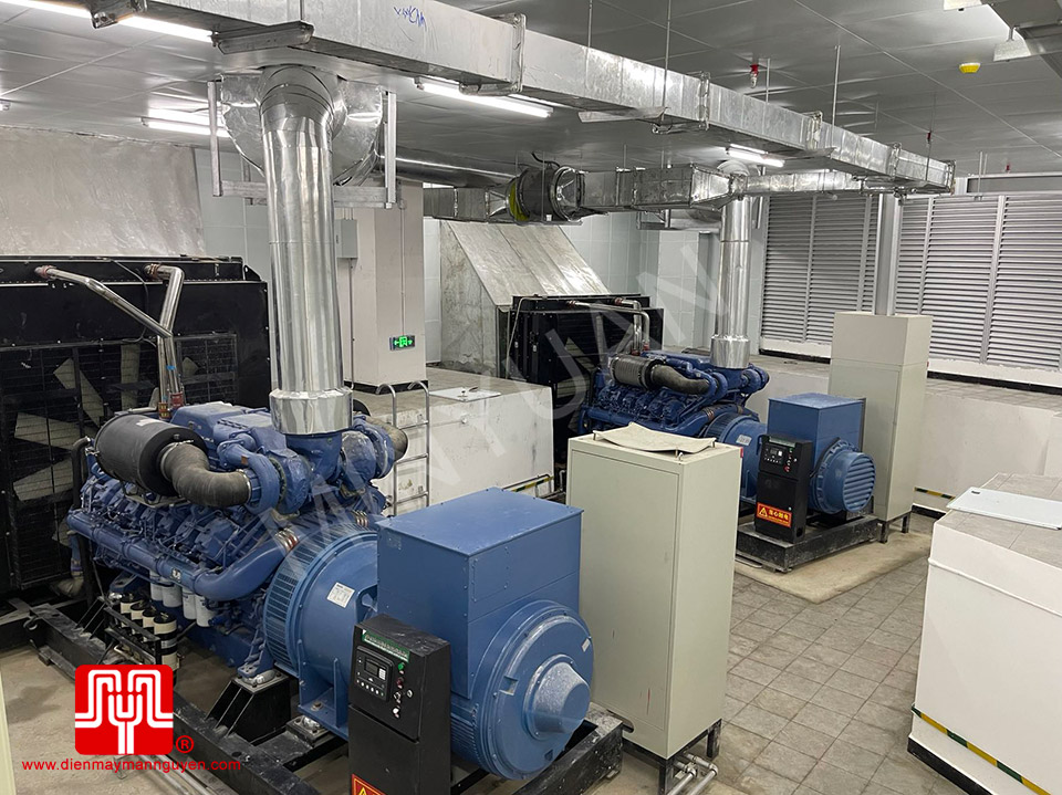 Máy phát điện Cummins 2500kva và 1500kva bàn giao 01/06/2022