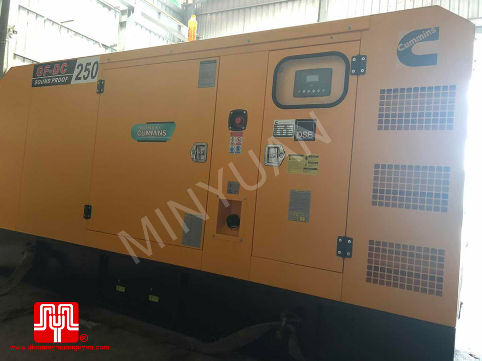 Máy phát điện Cummins 250kva bàn giao ngày 19/05/2019