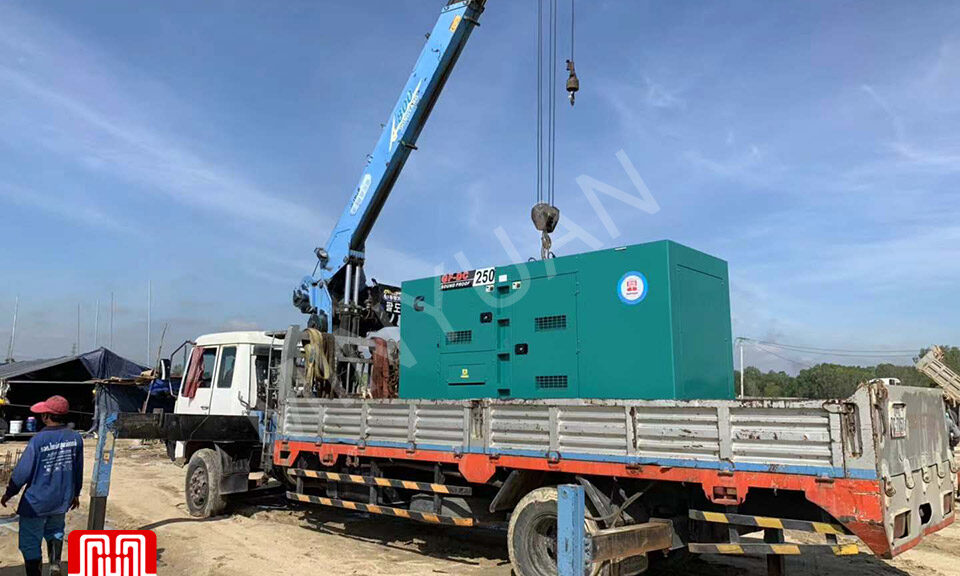 Máy phát điện Cummins 250kva bàn giao ngày 25/12/2018