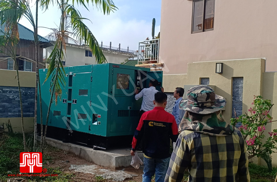 Máy phát điện Cummins 250kva bàn giao 25/12/2020