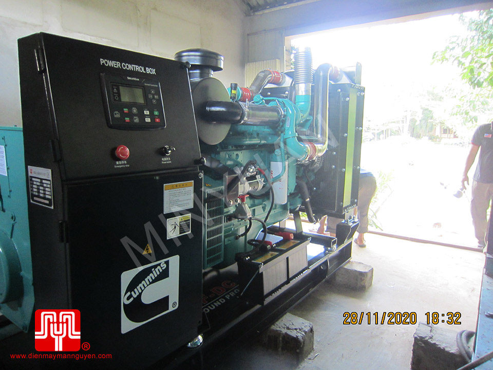 Máy phát điện Cummins 250kva bàn giao ngày 28/11/2018