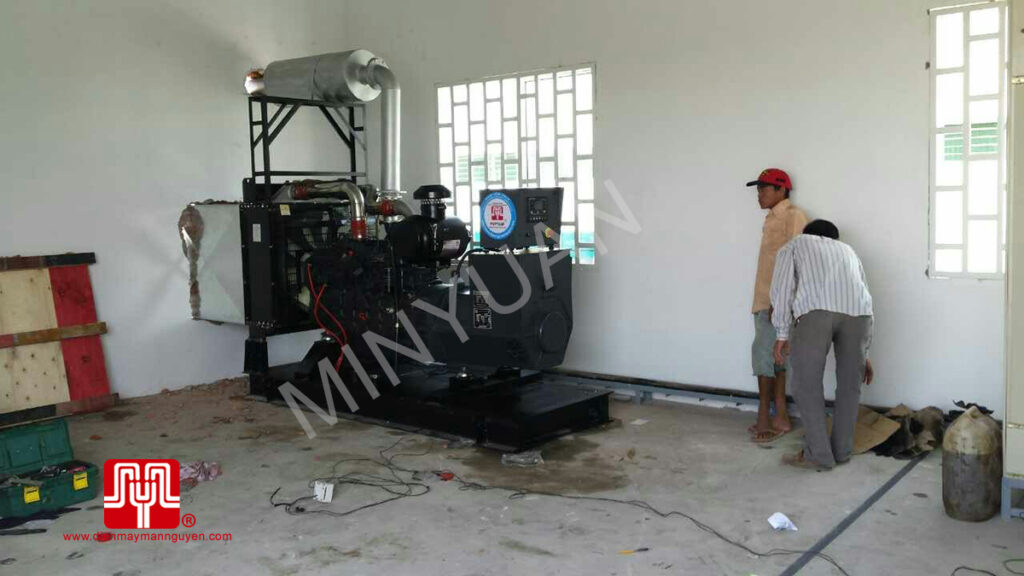 Máy phát điện ShangChai 250kva bàn giao tại Cambodia 31/01/2015