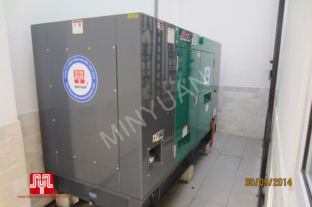 Máy phát điện Cummins 25kva bàn giao tại TPHCM 29/09/2014