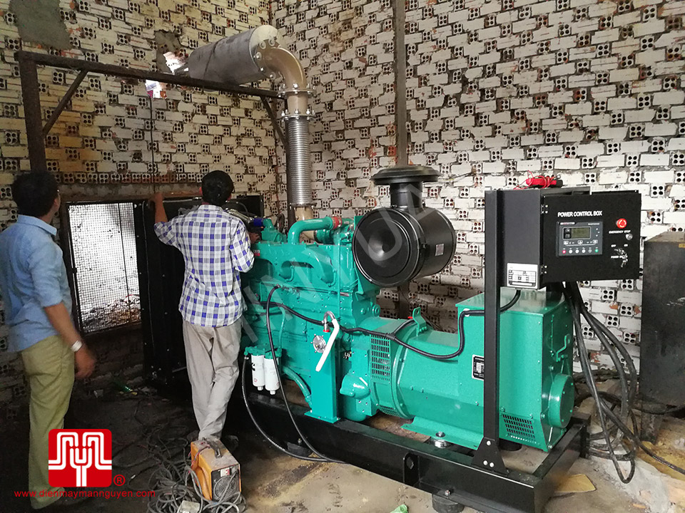 Máy phát điện Cummins 312kva bàn giao tại Cambodia 26/03/2017