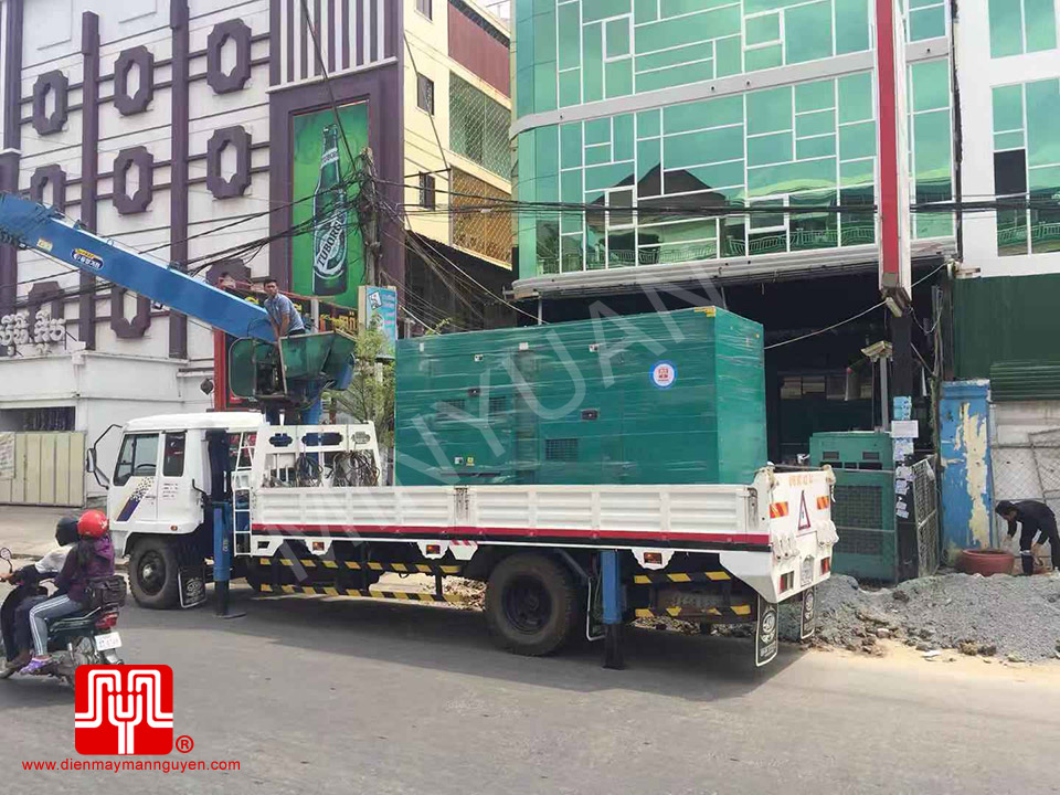 Máy phát điện Cummins 350kva bàn giao ngày 20/02/2019