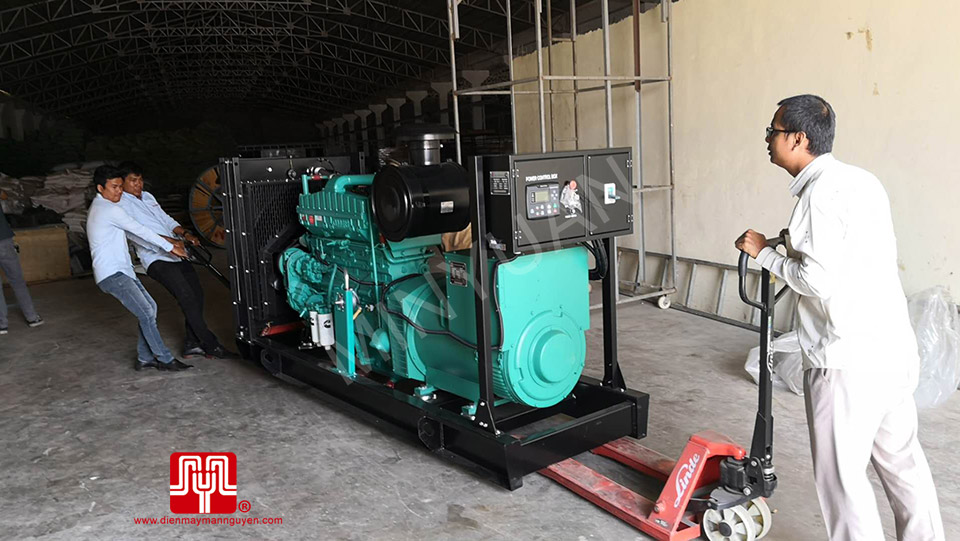 Máy phát điện Cummins 350kva bàn giao tại Cambodia ngày 14/02/2018