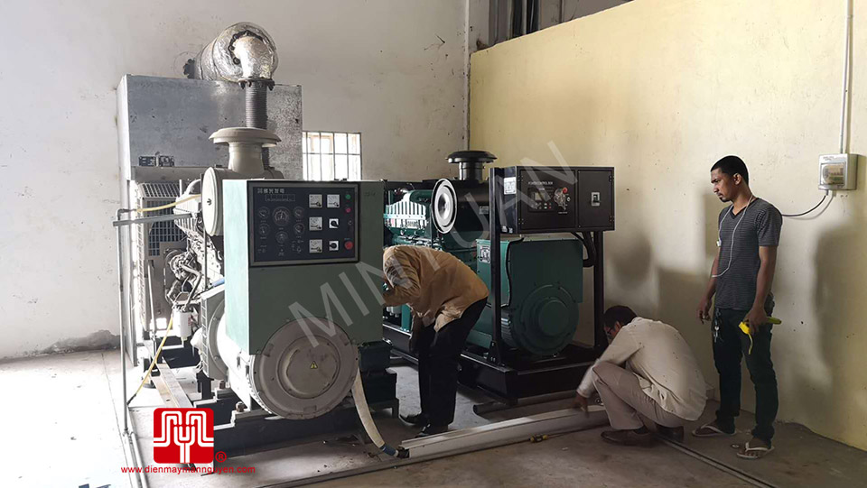 Máy phát điện Cummins 350kva bàn giao tại Cambodia ngày 14/02/2018