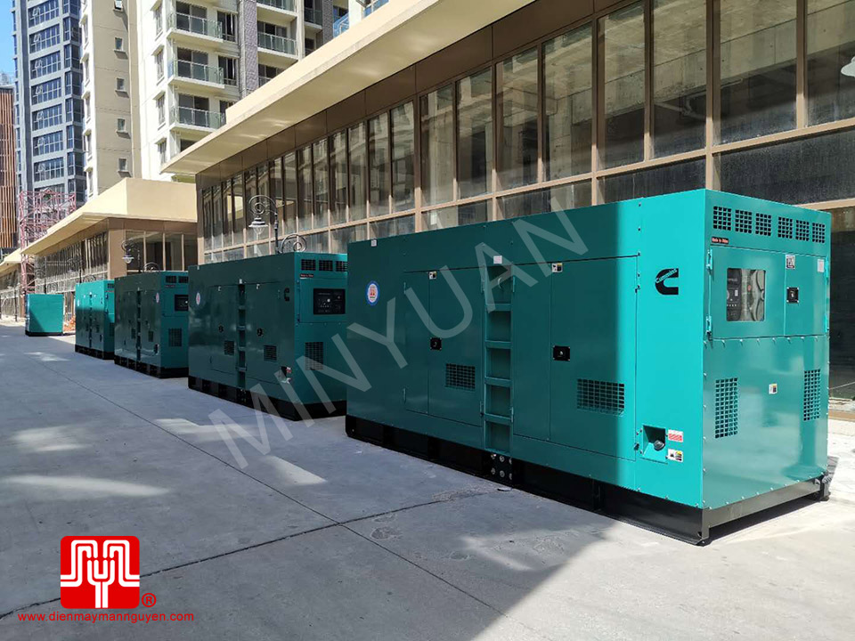 5 Máy phát điện Cummins 350kva - 750kva bàn giao ngày 23/07/2020