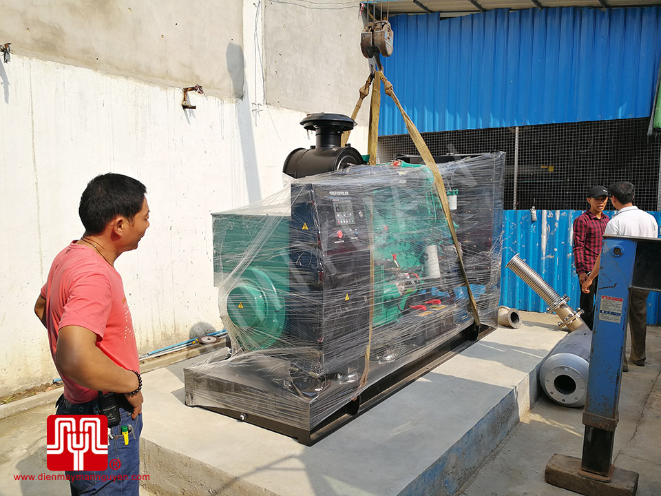 Máy phát điện Cummins 375kva bàn giao tại Cambodia 16/02/2017