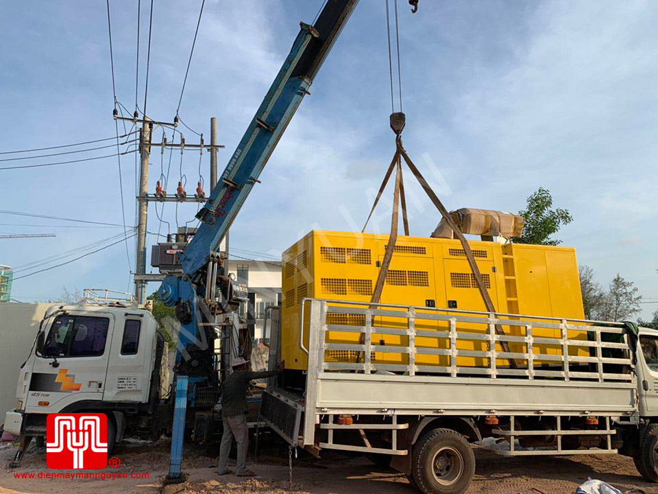 Máy phát điện Cummins 400kva bàn giao ngày 01/04/2019