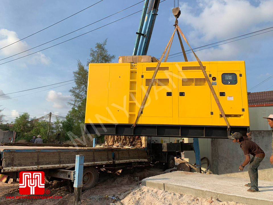 Máy phát điện Cummins 400kva bàn giao ngày 01/04/2019