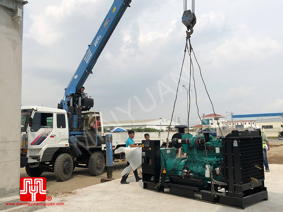 Máy phát điện Cummins 400kva bàn giao ngày 26/11/2019