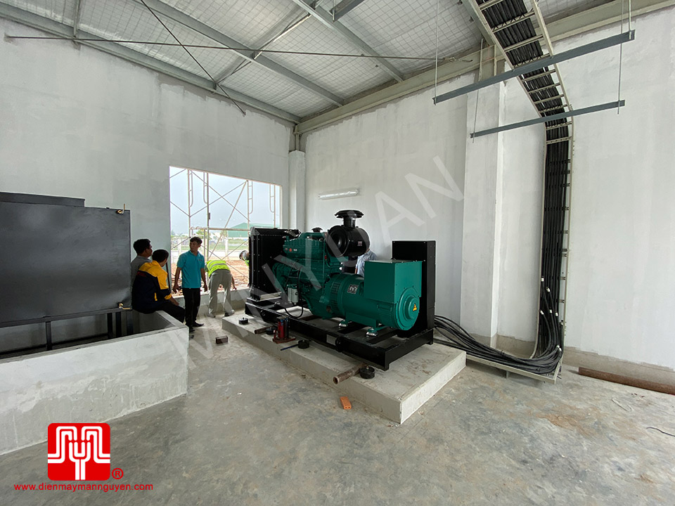 Máy phát điện Cummins 400kva bàn giao ngày 26/11/2019