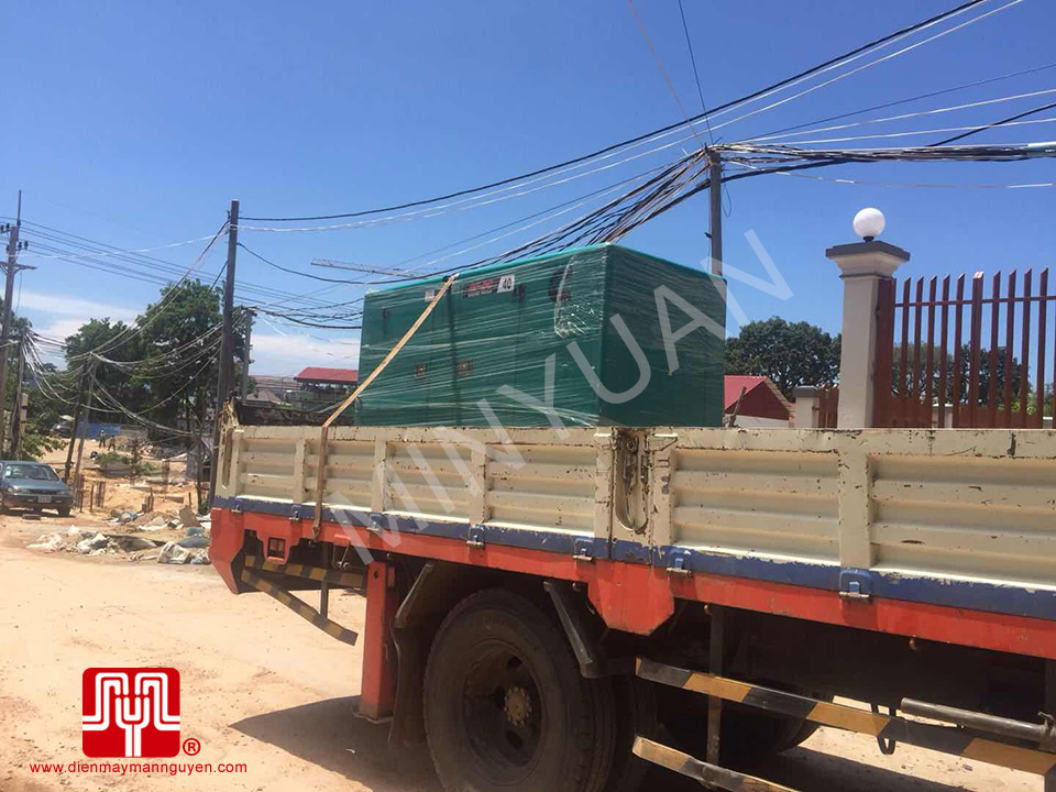 Máy phát điện Cummins 40kva bàn giao tại Cambodia ngày 03/10/2018