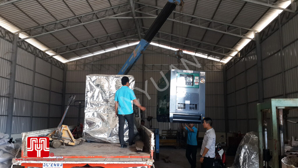 Máy phát điện Cummins 40kva bàn giao tại Cambodia 15/12/2014