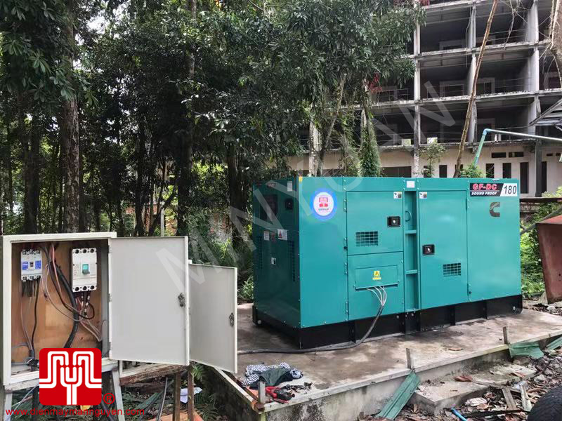 Máy phát điện Cummins 40kva và 180kva bàn giao ngày 17/11/2018