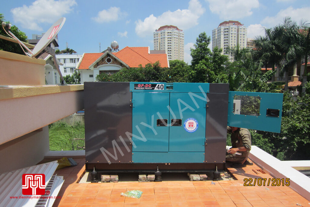 Máy phát điện Cummins 40kva bàn giao tại TPHCM 22/07/2015