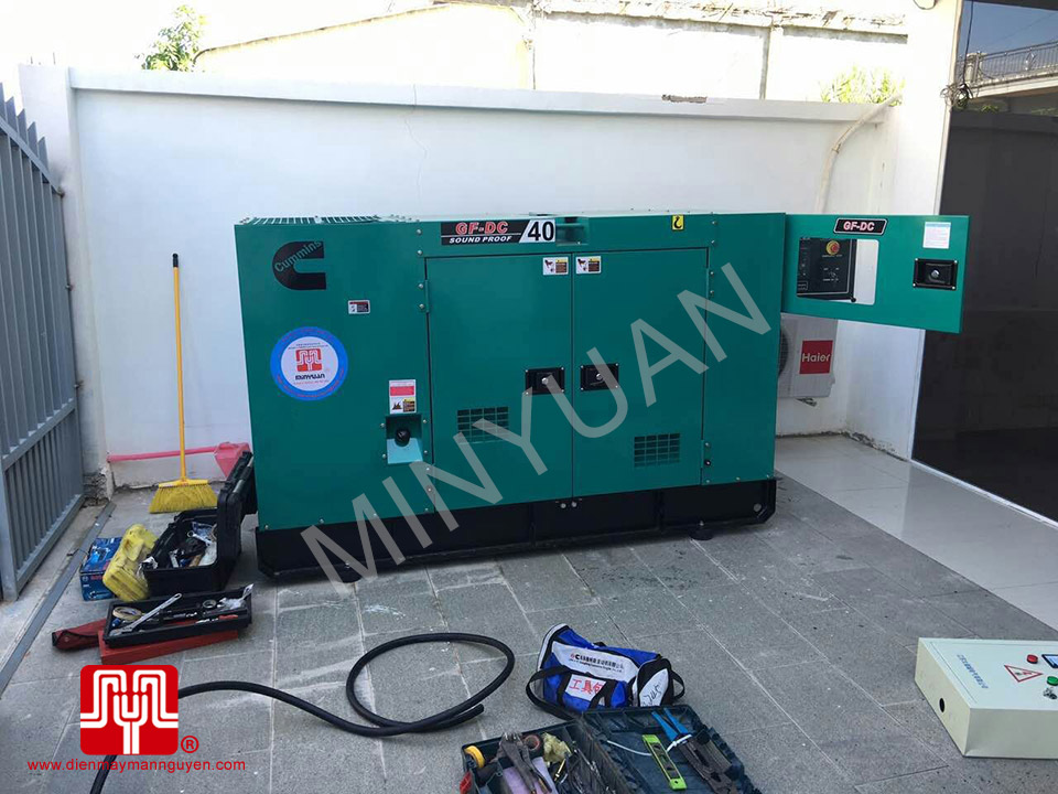 Máy phát điện Cummins 40kva bàn giao tại Cambodia 29/07/2016