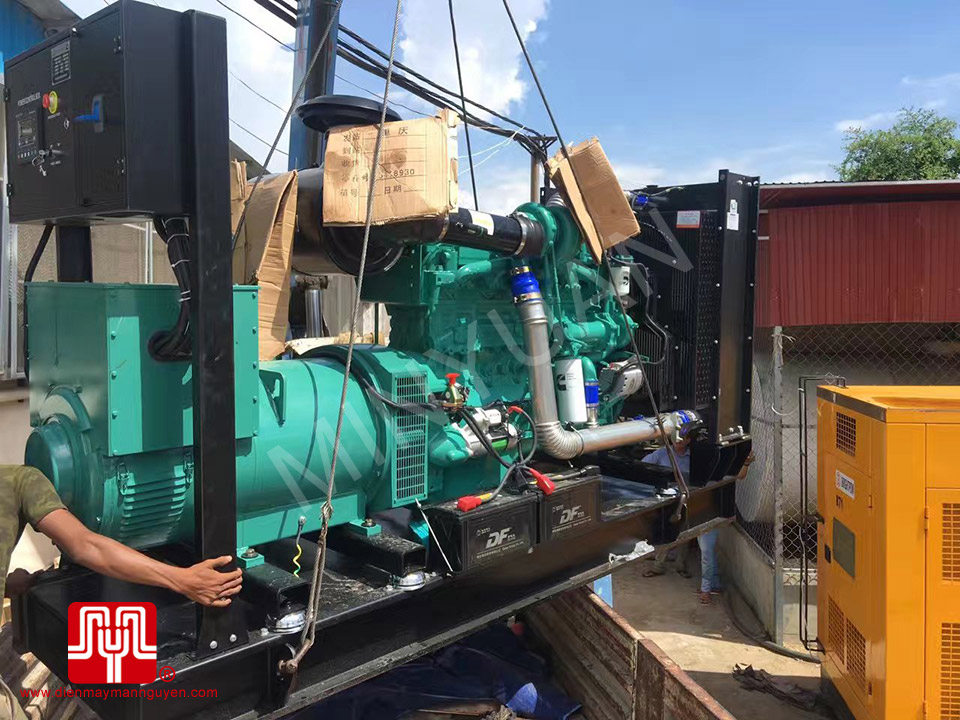 Máy phát điện Cummins 412kva bàn giao TPHCM 10/08/2017