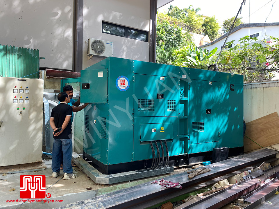 Máy phát điện Cummins 450kva bàn giao ngày 15/01/2020