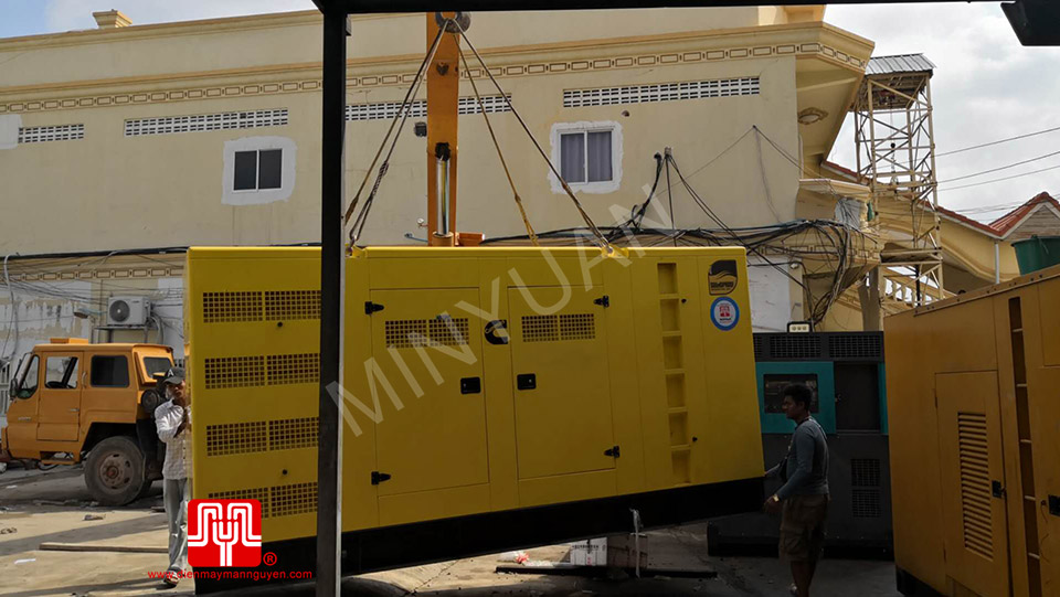 Máy phát điện Cummins 450kva bàn giao ngày 17/05/2019