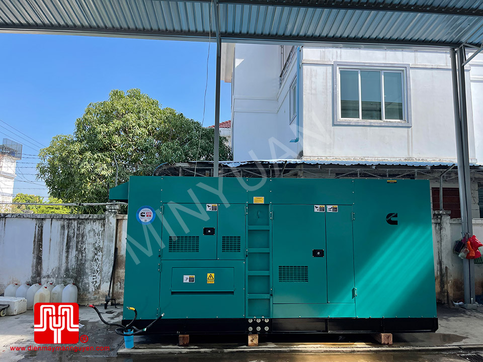 Máy phát điện Cummins 450kva bàn giao 20/12/2021