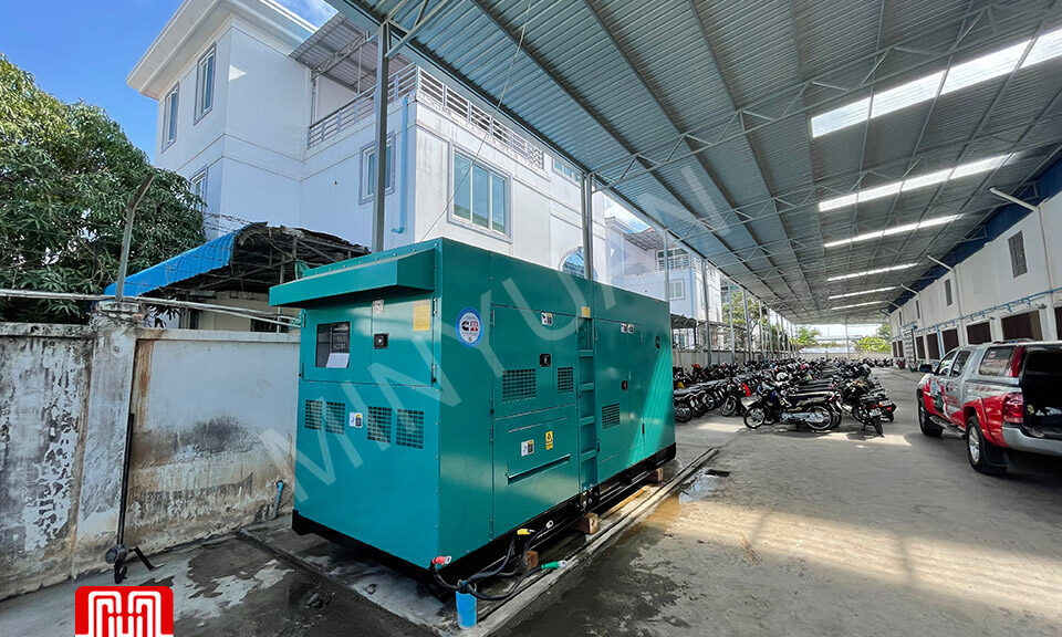 Máy phát điện Cummins 450kva bàn giao 20/12/2021