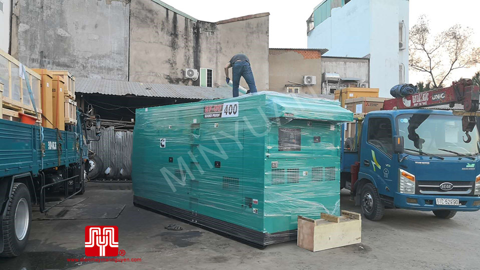 Máy phát điện Shangchai 500kva bàn giao tại TPHCM ngày 11/01/2018