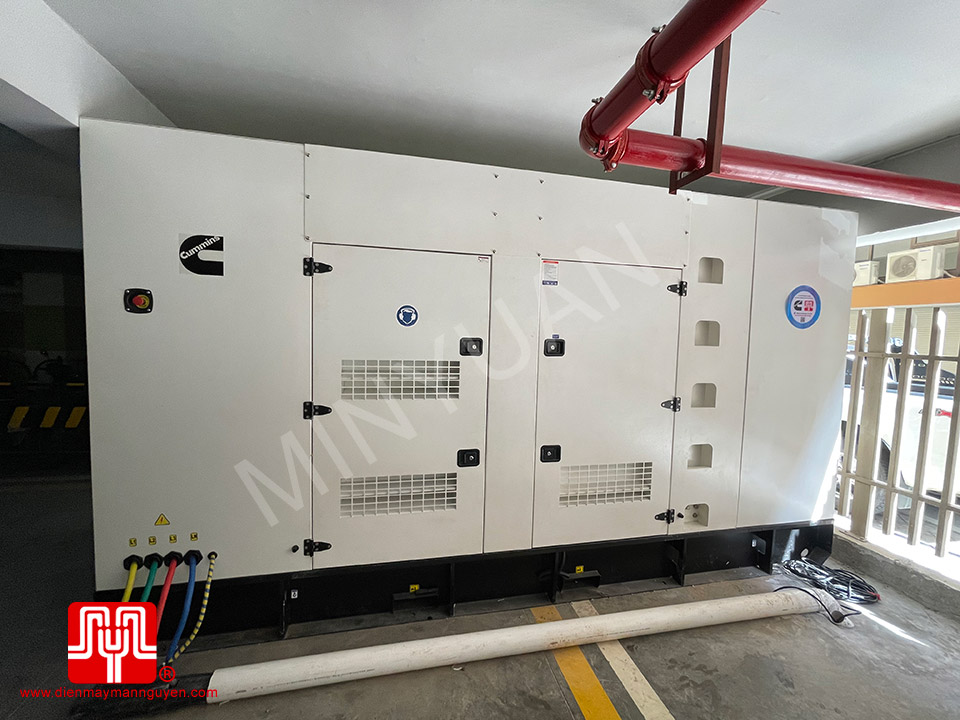 Máy phát điện Cummins 500kva bàn giao 13/10/2022