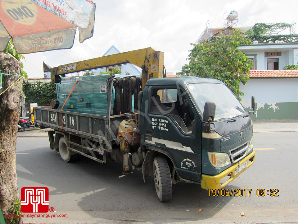 Máy phát điện Cummins 50kva bàn giao TPHCM 19/06/2017