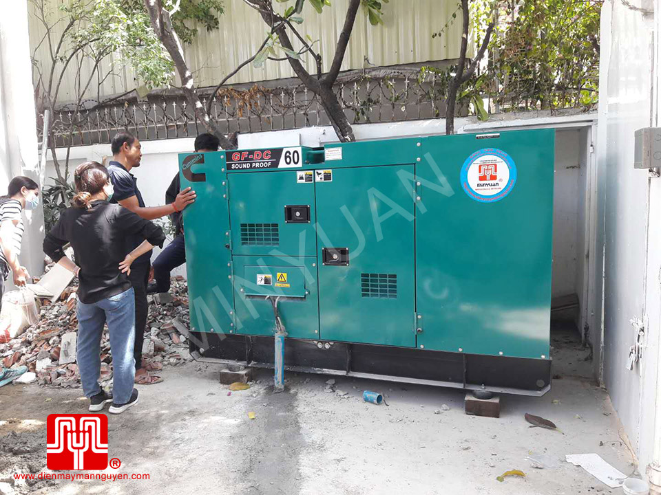 Máy phát điện Cummins 60kva bàn giao ngày 25/05/2020