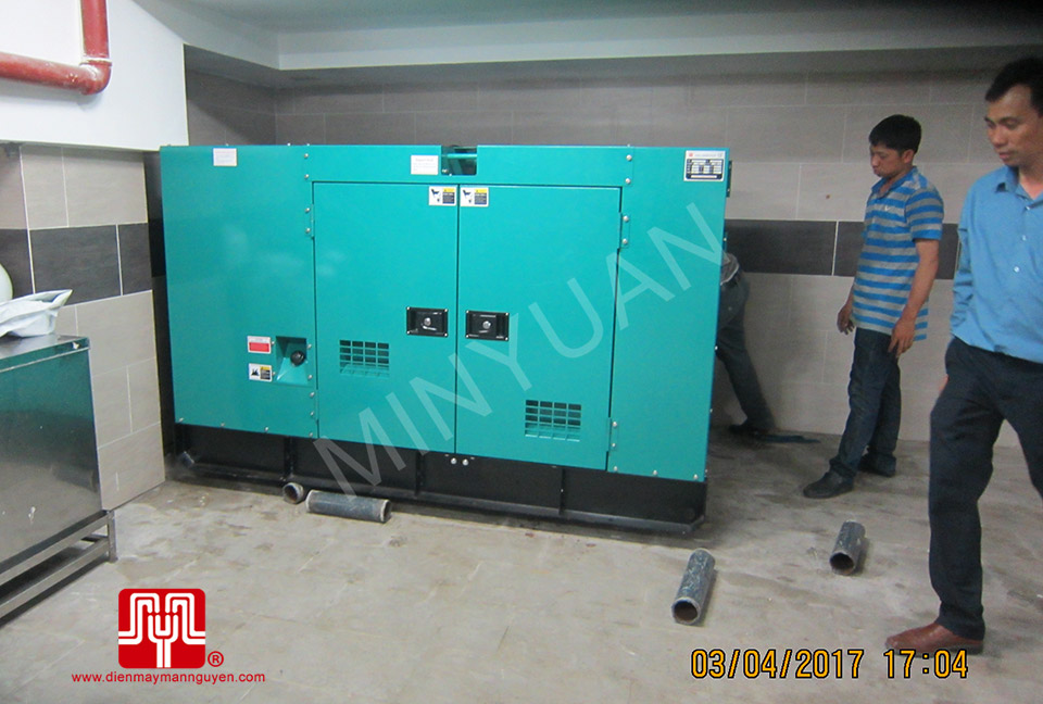 Máy phát điện Cummins 60kva bàn giao TPHCM 03/04/2017