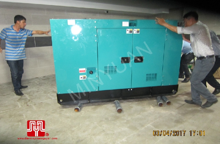 Máy phát điện Cummins 60kva bàn giao TPHCM 03/04/2017