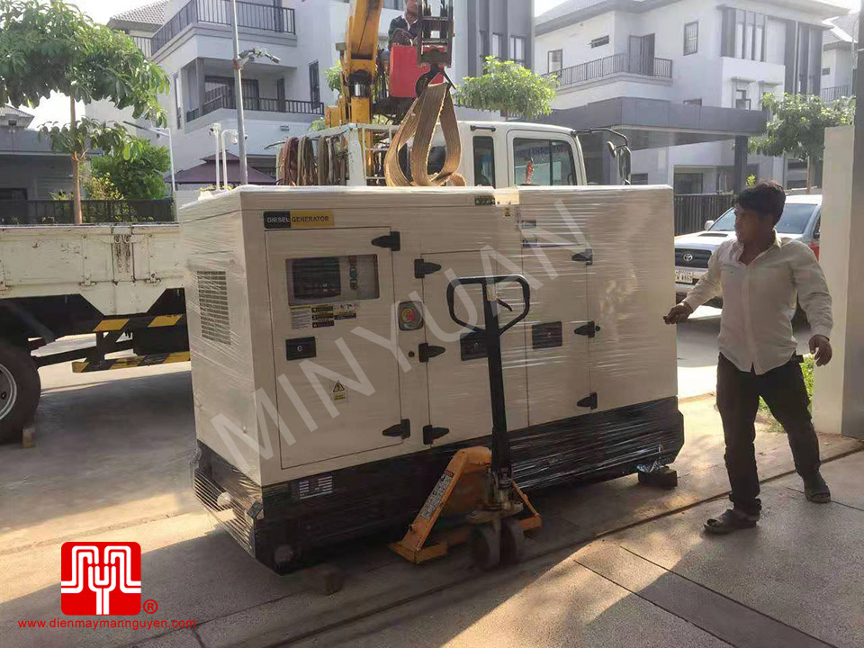 Máy phát điện Cummins 60kva bàn giao 05/03/2021