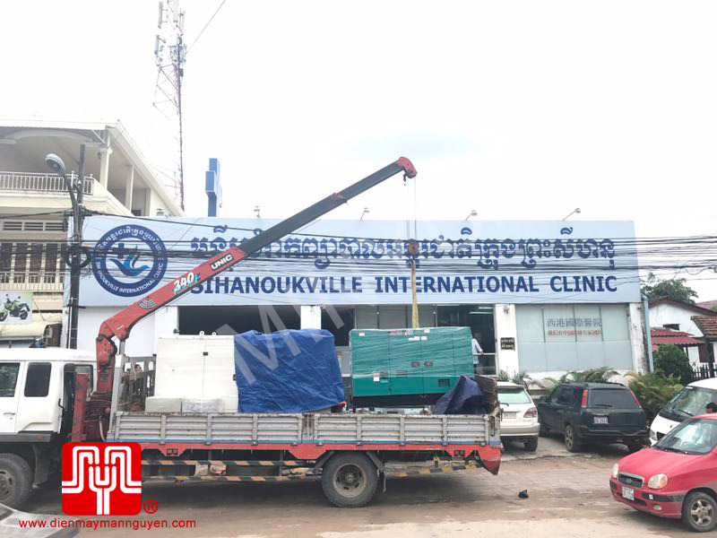 Máy phát điện Cummins 60kva bàn giao tại Cambodia ngày 06/06/2018