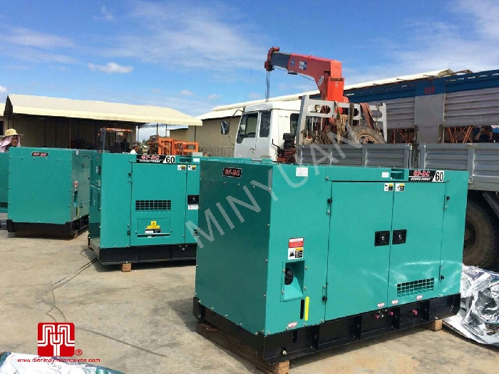 Máy phát điện Cummins 60kva bàn giao tại Cambodia 06/08/2015