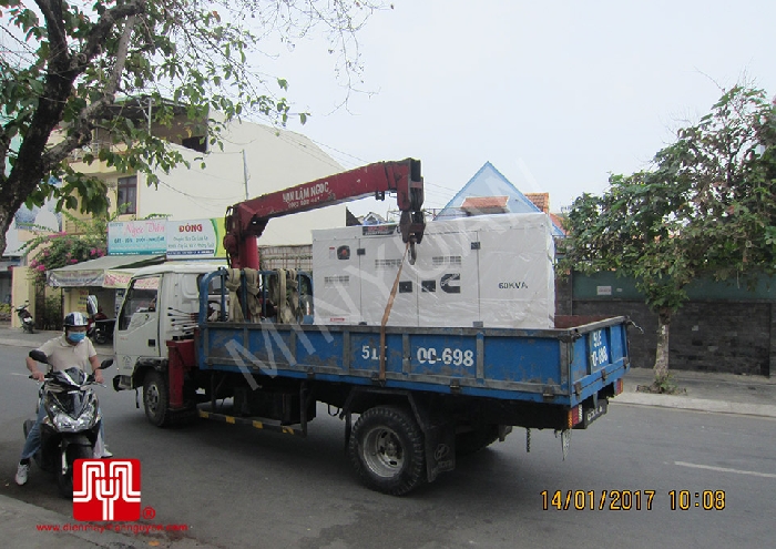 Máy phát điện Cummins 60kva bàn giao TPHCM 14/01/2017