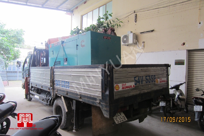 Máy phát điện Cummins 60kva bàn giao tại TPHCM 17/09/2015