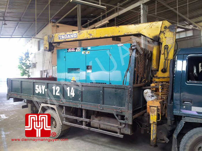 Máy phát điện có vỏ cách âm Cummins 60kva bàn giao tại TPHCM 18/04/2014