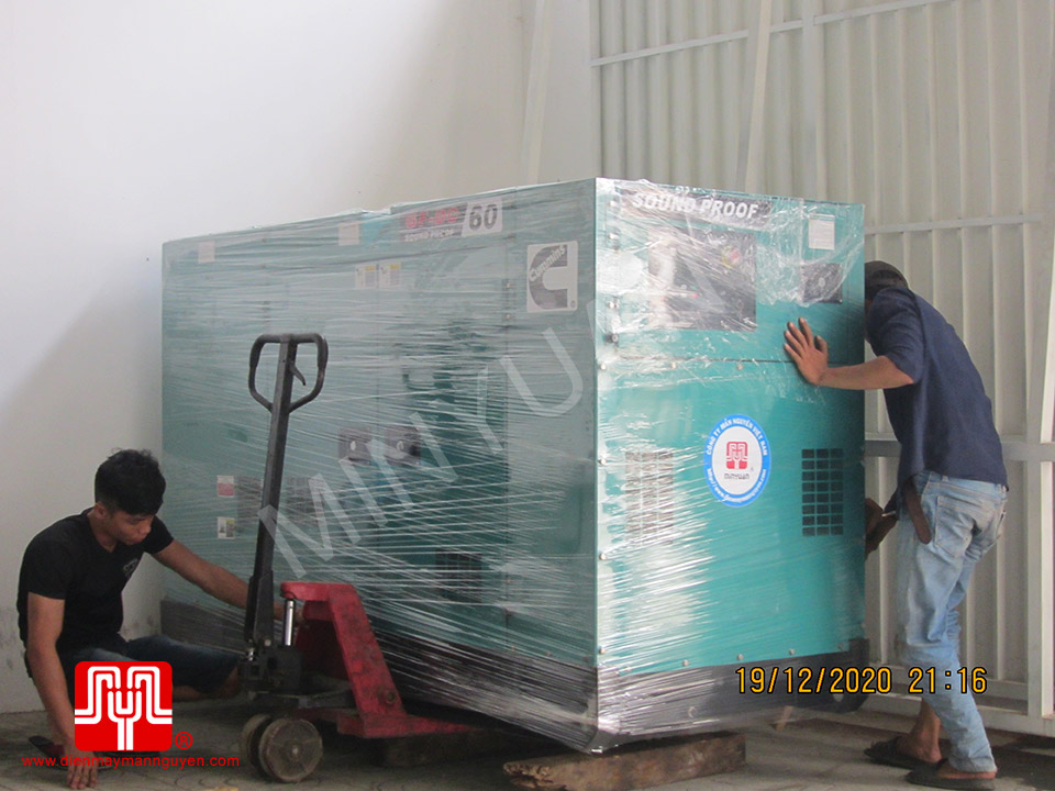 Máy phát điện Cummins 60kva bàn giao ngày 19/12/2018