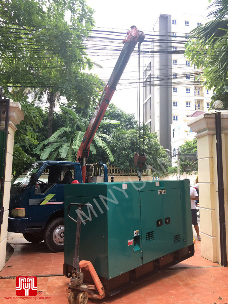 Máy phát điện Cummins 60kva bàn giao tại Cambodia ngày 21/05/2018