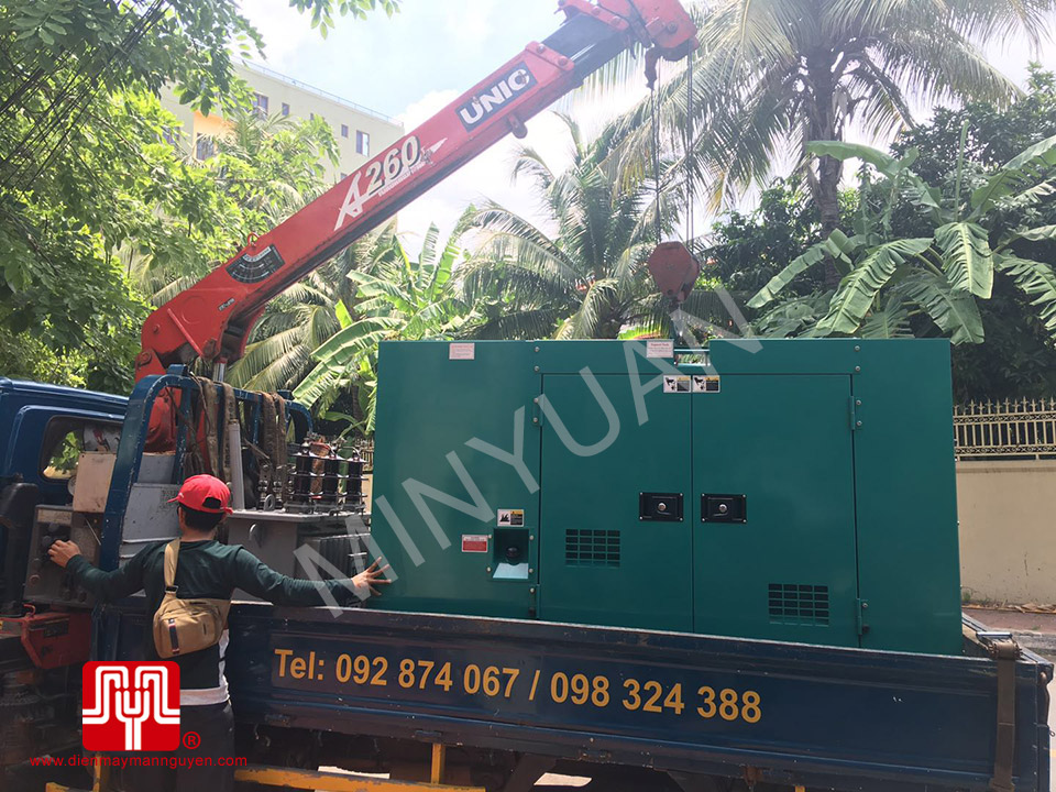 Máy phát điện Cummins 60kva bàn giao tại Cambodia ngày 21/05/2018