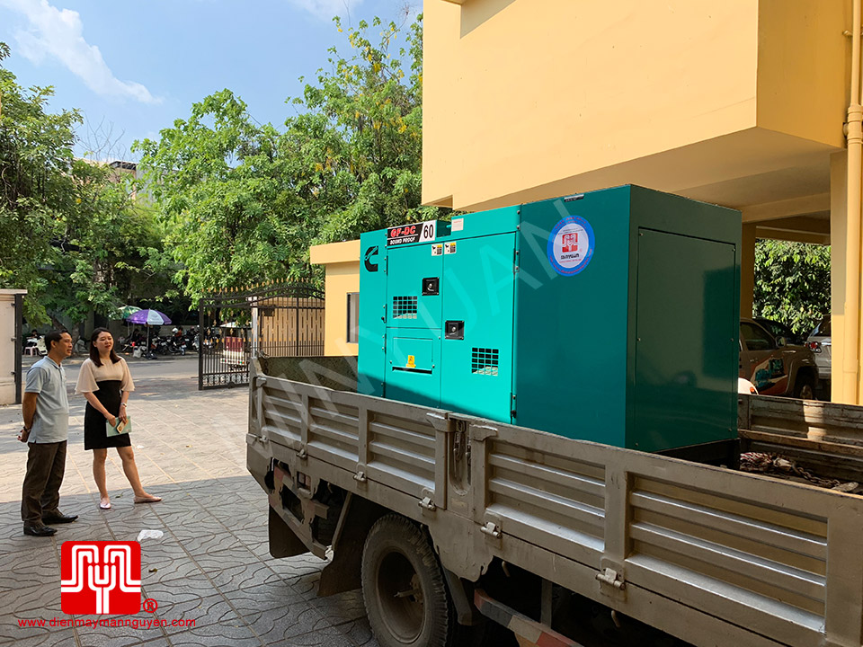 Máy phát điện Cummins 60kva bàn giao ngày 23/04/2019