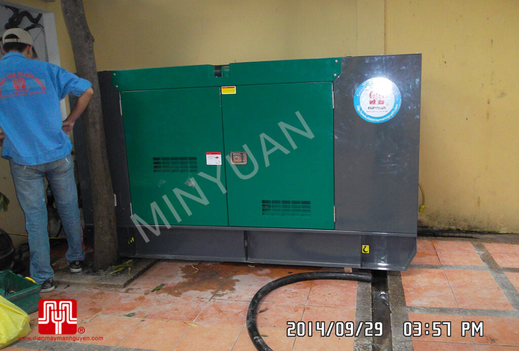 Máy phát điện Cummins 60kva có vỏ cách âm bàn giao tại Cambodia 29/09/2014