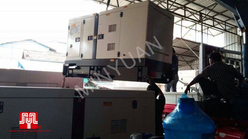 Hai máy phát điện Cummins 60kva bàn giao tại Cambodia 29/12/2014