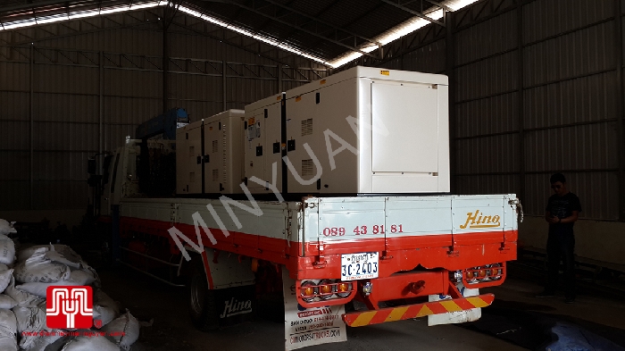 Hai máy phát điện Cummins 60kva bàn giao tại Cambodia 29/12/2014