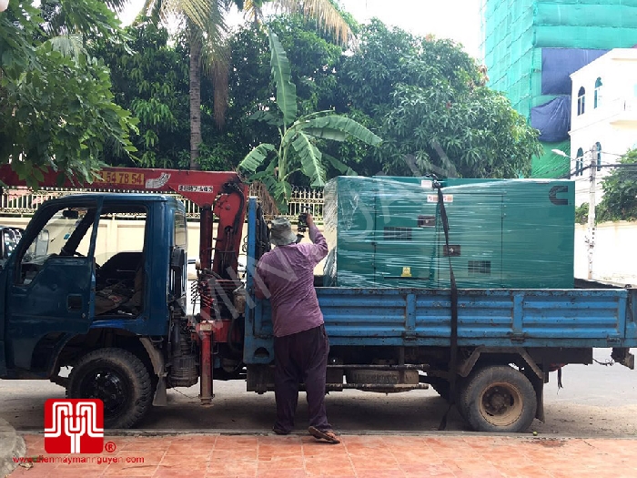 Máy phát điện Cummins 60kva bàn giao Cambodia 30/05/2017