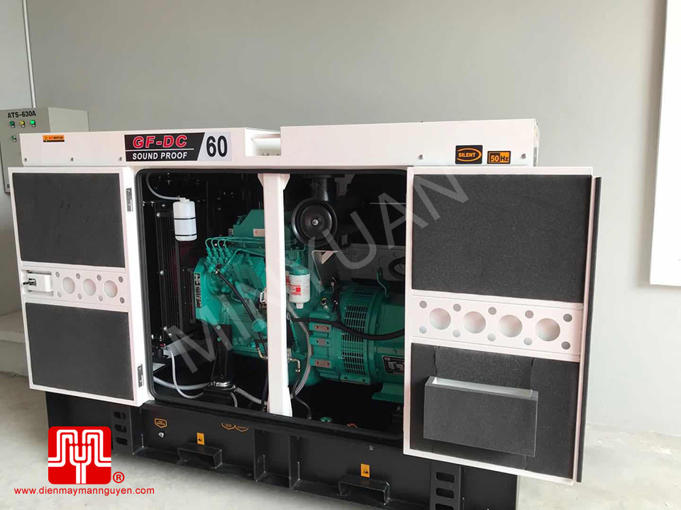 Máy phát điện Cummins 60kva bàn giao 30/09/2020