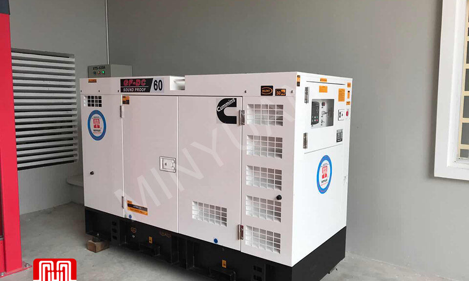 Máy phát điện Cummins 60kva bàn giao 30/09/2020