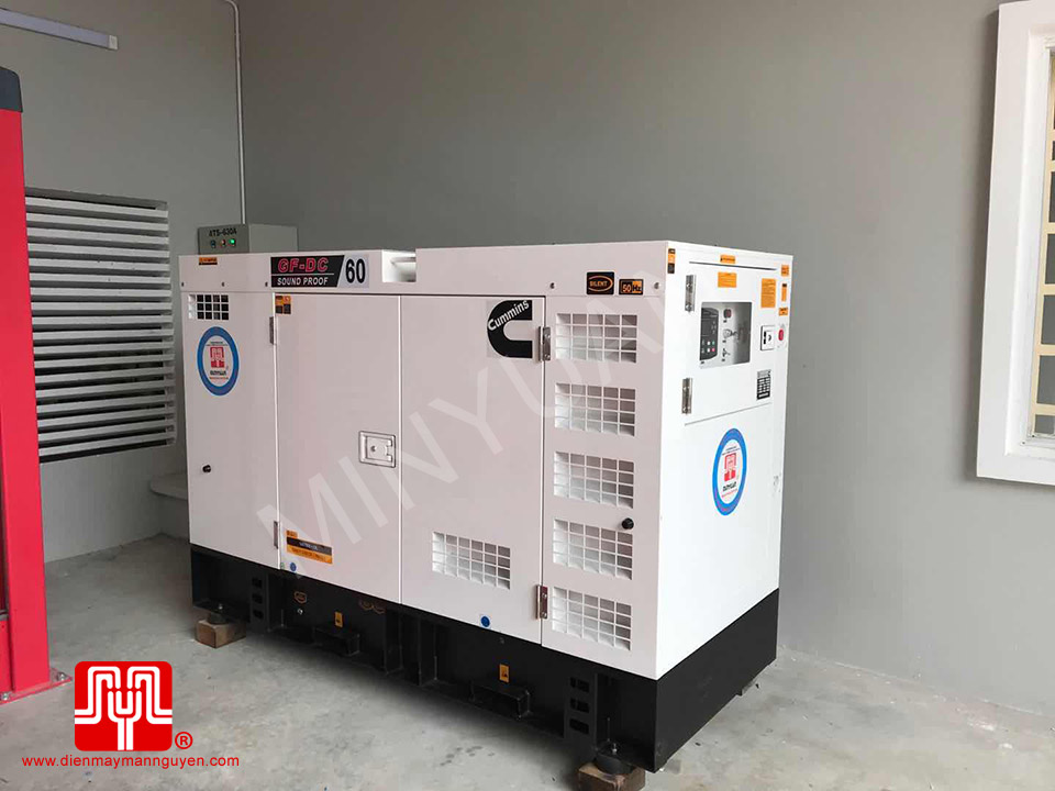 Máy phát điện Cummins 60kva bàn giao 30/09/2020